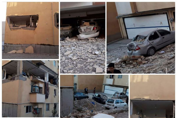 انفجار در رباط کریم/۴ واحد مسکونی تخریب شدند