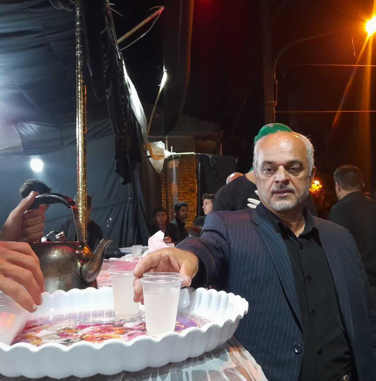گزارش تصویری از مراسم شب تاسوعا در رحیم اباد