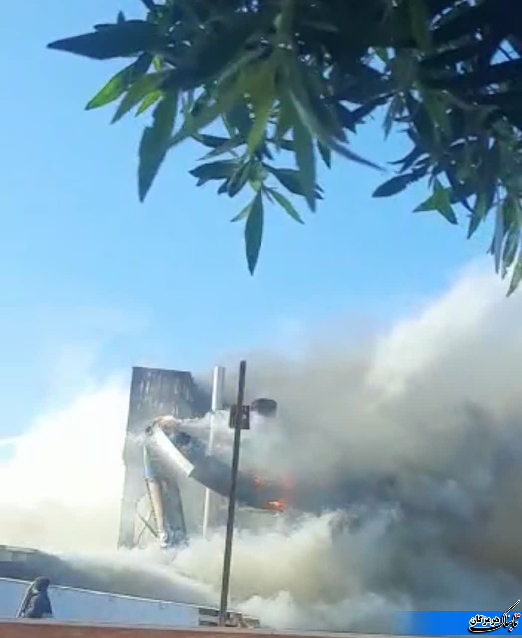 آتش سوزی پارک آبی قشم بدون هرگونه تلفات جانی مهار شد