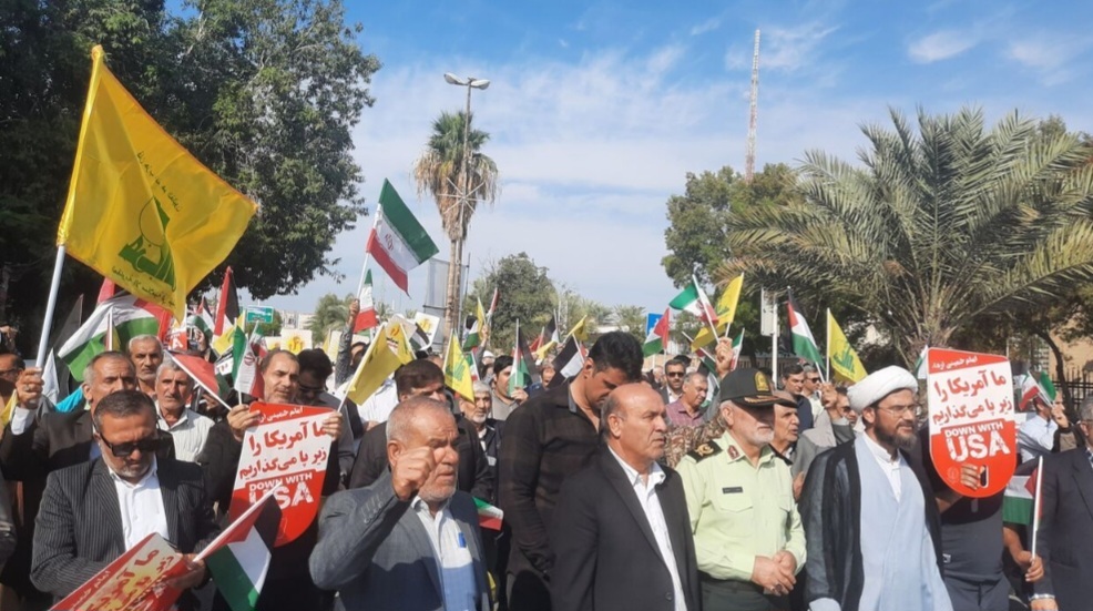 راهپیمایی جمعه خشم در بندر بوشهر برگزار شد 